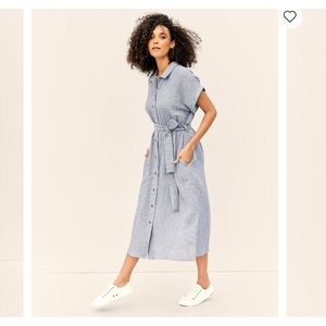 NWT midi shirt dress